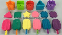 Fun Learning Shapes and Colours with Play Doh Sparkle Ice Cream for Kids