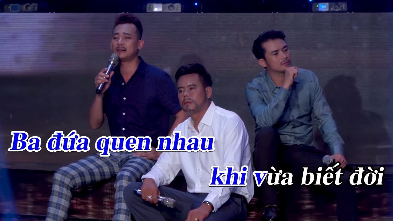 KARAOKE  Nhật Ký 3 Thằng Bạn - Lê Sang, Đoàn Minh,  Tony Tèo