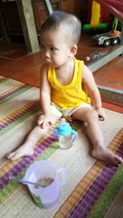 Bending water for babies (coffee)!