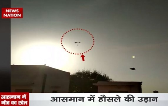 Paraglider crashes in Rajasthan's Nagaur, pilot killed, one injured