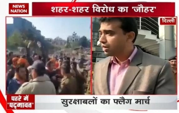 Padmaavat Row: Tight security deployed outside cinema halls amid protests