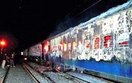 Speed News | Fire breaks out in empty local train near Thane railway station