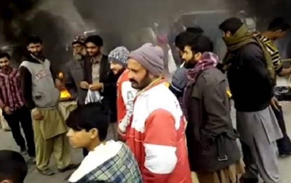 Traders protest against load shedding in Pakistan occupied Kashmir