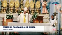 Con medidas sanitarias, reabren iglesias en Aguascalientes