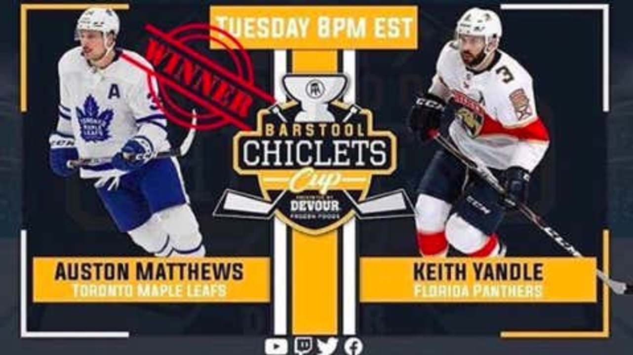Auston Matthews Advances To The Second Round Of The Chiclets Cup Presented By DEVOUR After A Clean 2-0 Sweep Of Keith Yandle