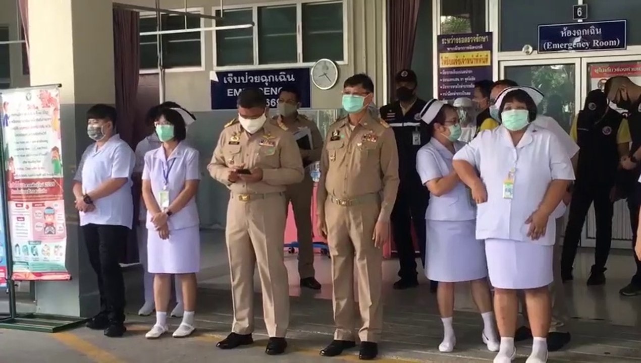 'อนุทิน' เดินทางตรวจเยี่ยมโรงพยาบาลสันกำแพง