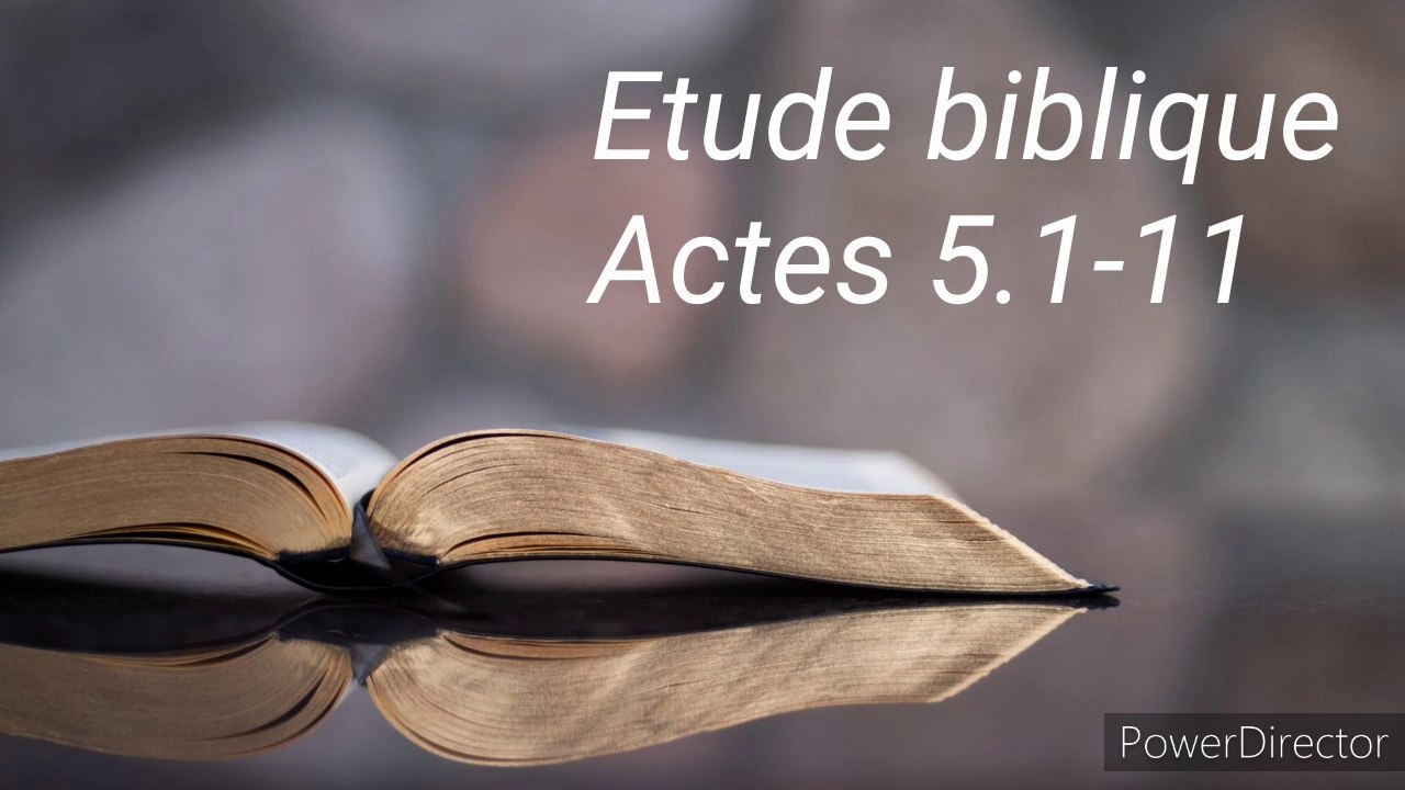 Etude_biblique - Actes 5.1-11