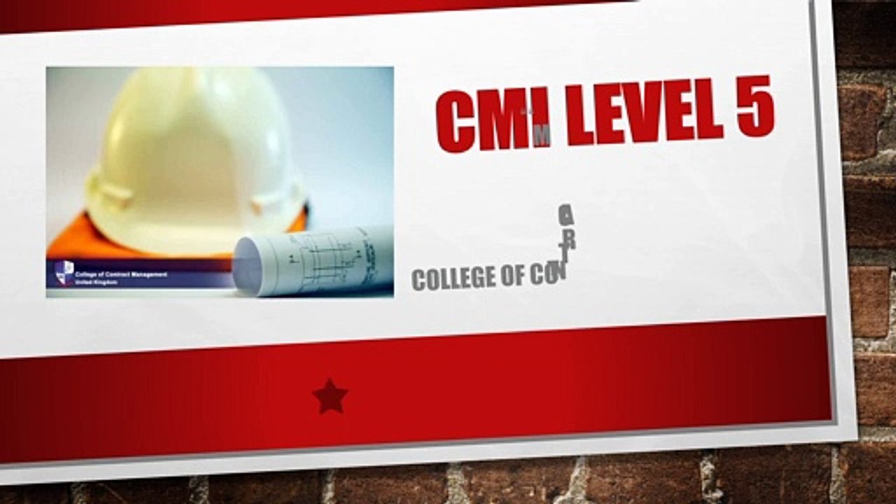 CMI Level 5