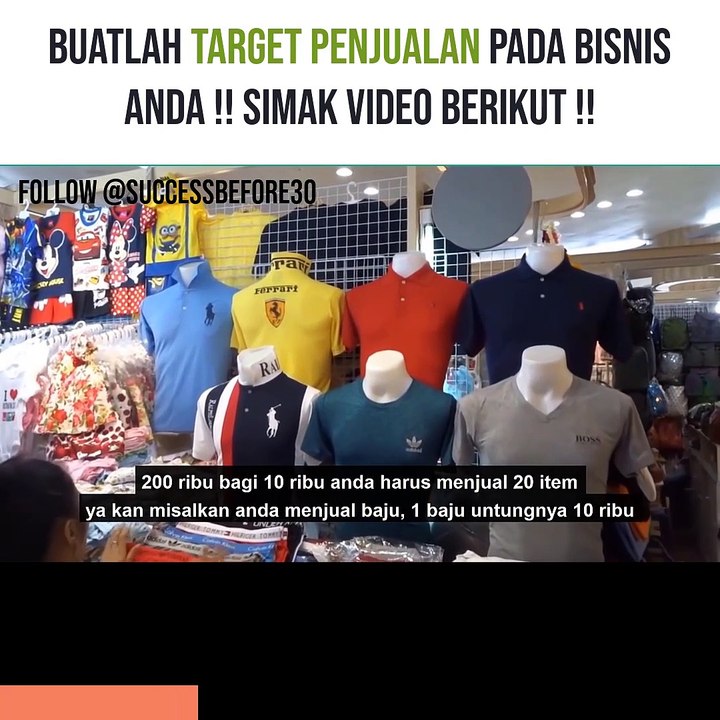 Buatlah Target Penjualan Pada Bisnis Anda !!