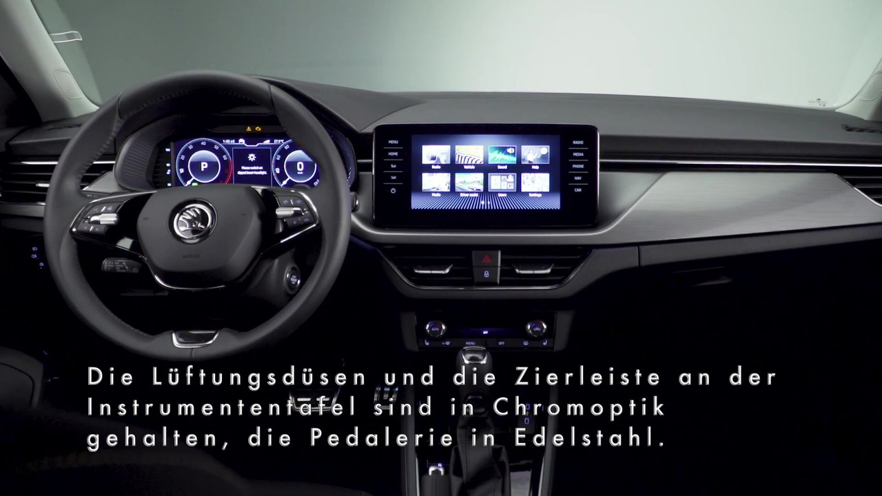 Der neue Skoda Kamiq Scoutline - Innenraum mit ThermoFlux-Sitzen und spezifischen Dekorleisten