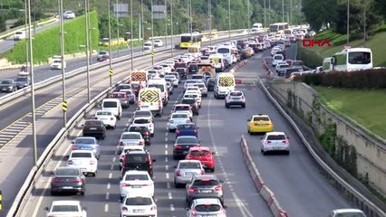 15 TEMMUZ ŞEHİTLER KÖPRÜSÜ'NDE TRAFİK YOĞUNLUĞU
