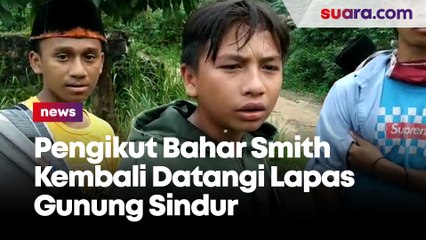 Naik Truk hingga Jalan Kaki, Puluhan Bocah Jenguk Bahar Smith ke Lapas Gunung Sindur
