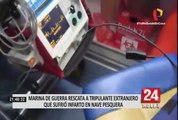 Marina de Guerra auxilió a extranjero que sufrió infarto en embarcación