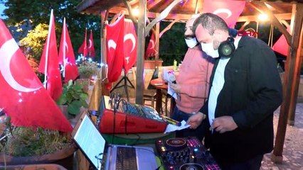 ANADOLU KAVAĞI'NDA 19 MAYIS İÇİN YAKILAN YÜZLERCE MEŞALE HAVADAN GÖRÜNTÜLENDİ -2