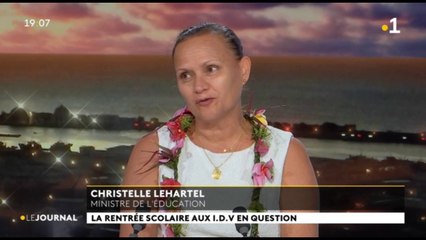 Invitée du journal : Christelle Lehartel Ministre de l'éducation