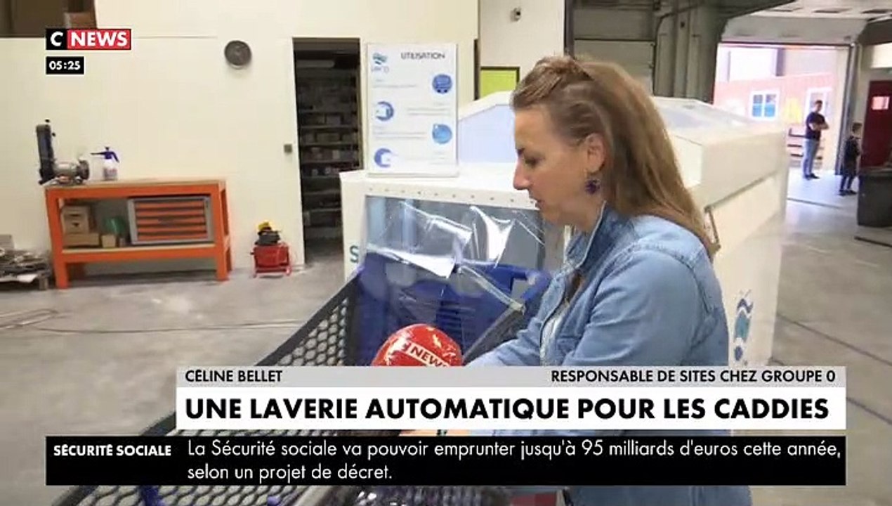 Coronavirus: Découvrez cette laverie automatique pour chariots destinée à les désinfecter avant toute utilisation dans les supermarchés