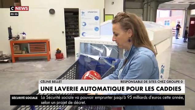 Coronavirus: Découvrez cette laverie automatique pour chariots destinée à les désinfecter avant toute utilisation dans les supermarchés