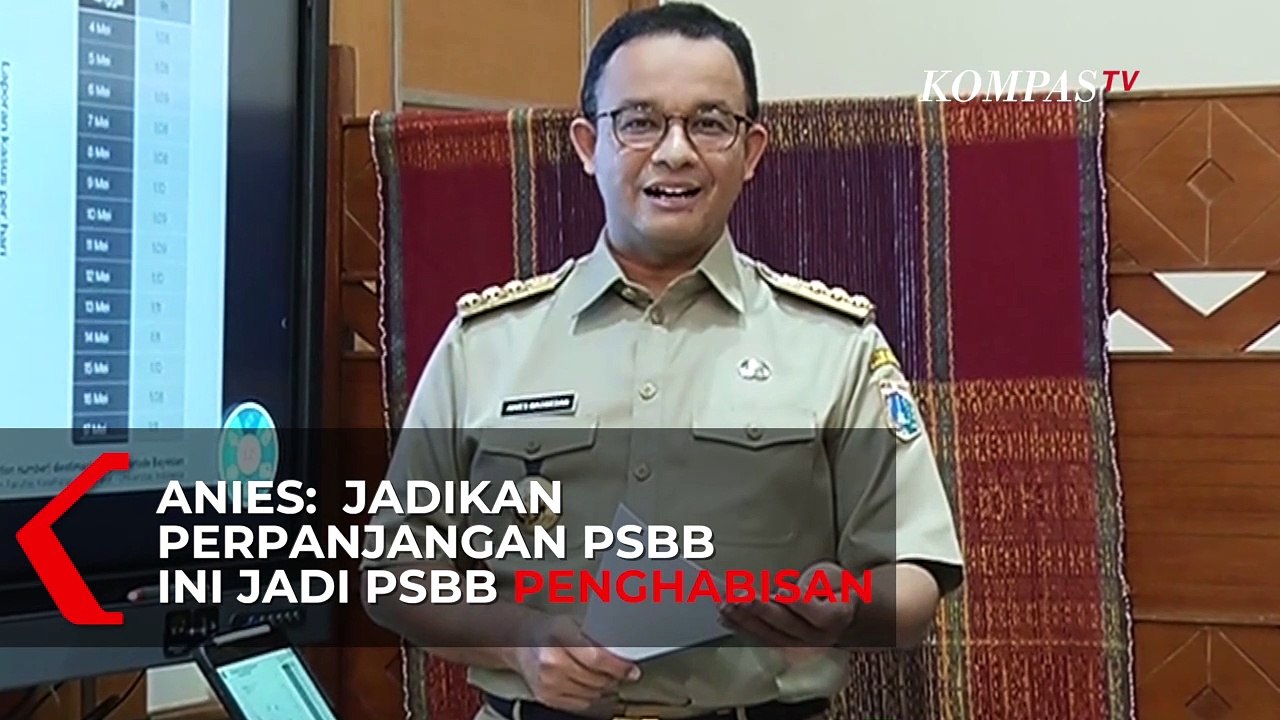 Anies: Jika Kita Disiplin, Perpanjangan PSBB Kali ini Bisa Jadi yang Terakhir !