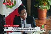 Manuel Merino: Gobierno de Vizcarra está fracasando en la pandemia del coronavirus
