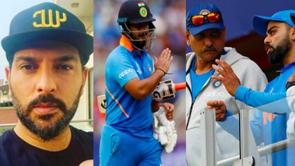 Yuvraj  questions Kohli’s decision to include Pant in 2019 WC