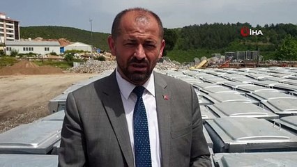 Bu ilçedeki tüm konteynerler korona virüs tedbirleri kapsamında yenilendi