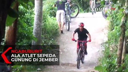 Ngabuburit Ala Atlet Sepeda Gunung di Jember