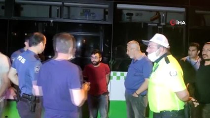 Nefes kesen takipte yakalanan şahsın aracından silah ve mermi çıktı