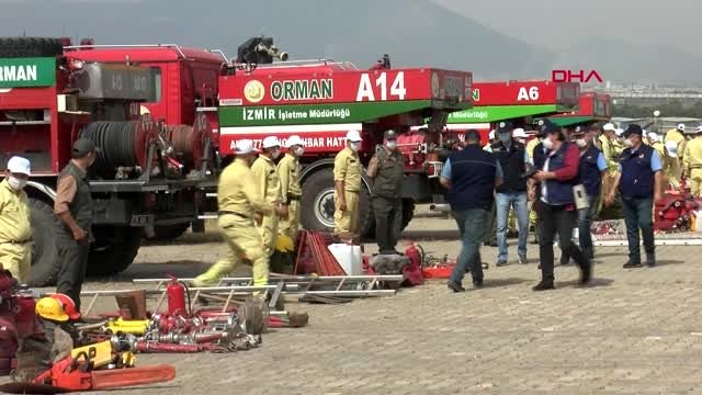 İZMİR Orman Bölge Müdürlüğü, orman yangınlarına karşı hazır