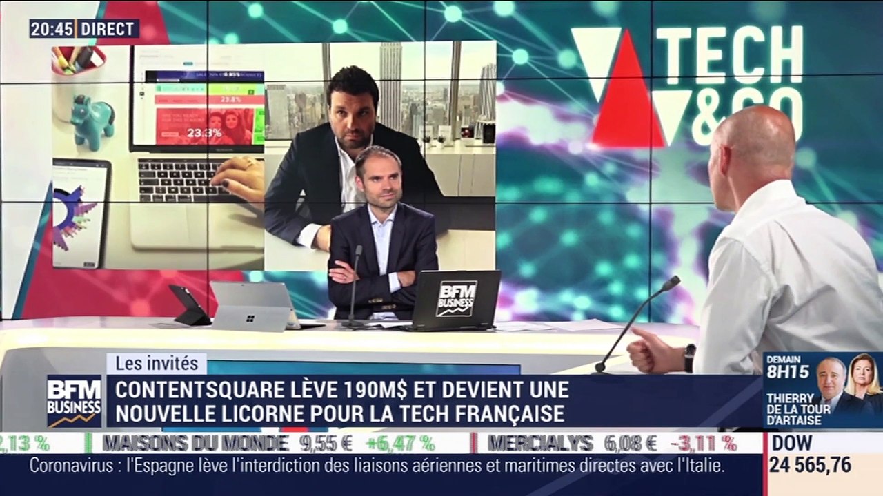 Start up & co : ContentSquare lève 190M$ et dev...