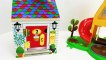 Let's Play with Peppa Pig Weebles and a fun Locking Dollhouse!