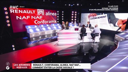 Renault, Conforama, Aliena, Naf Naf... comment éviter la casse sociale ? - 20/05