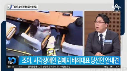 “멍멍” 조이가 국회 입성했어요