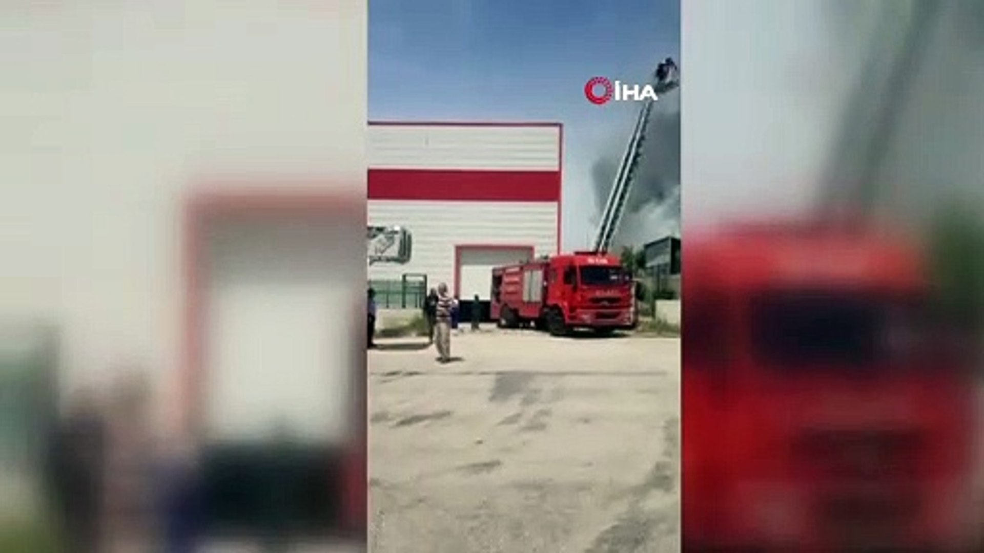 ⁣Medikal fabrikasında yangın
