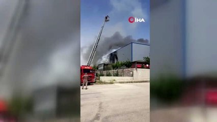 Medikal fabrikasında yangın