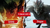 Smaug  VS Drogon  Face-off