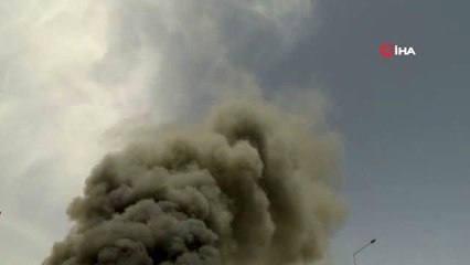 Medikal fabrikasında yangın