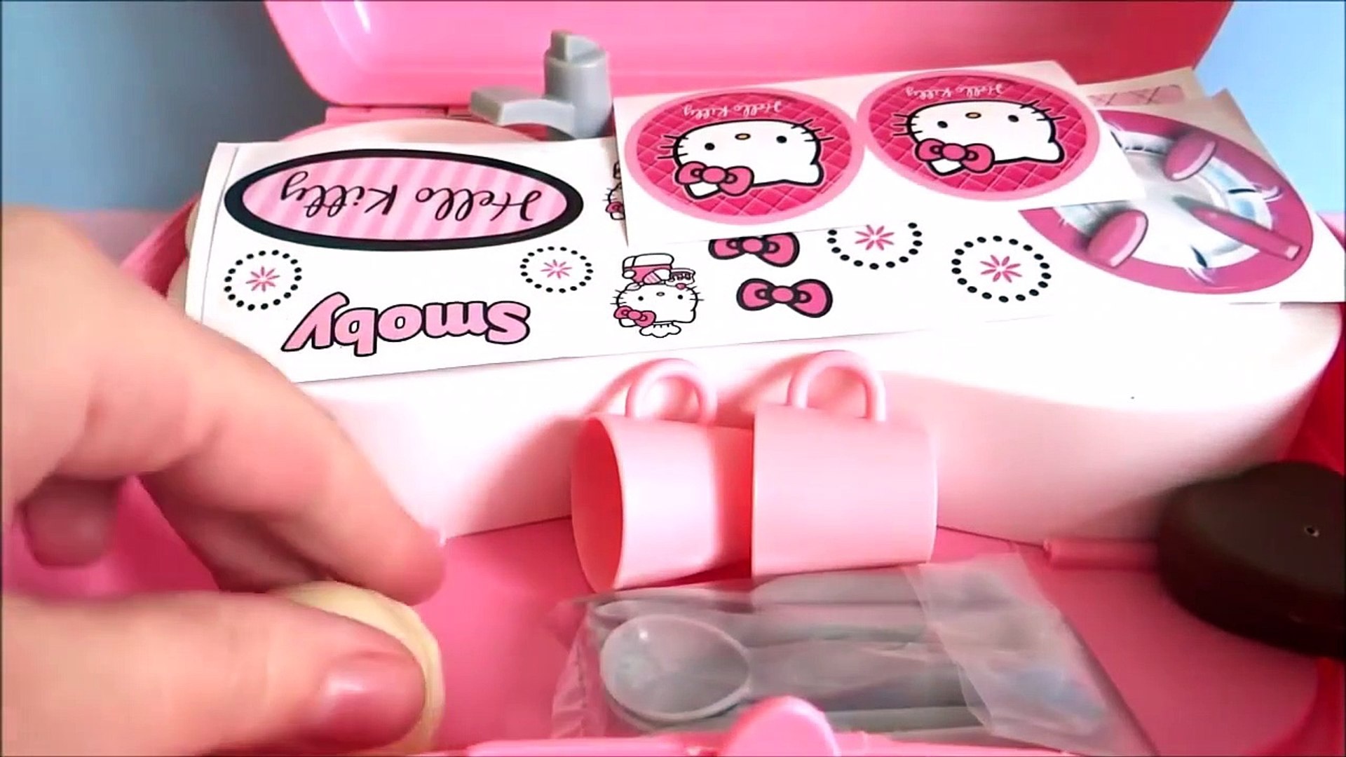 ⁣Hello Kitty Mini Kitchen Mini Cuisine Cooking Baking Playset with Hello Kitty Plush