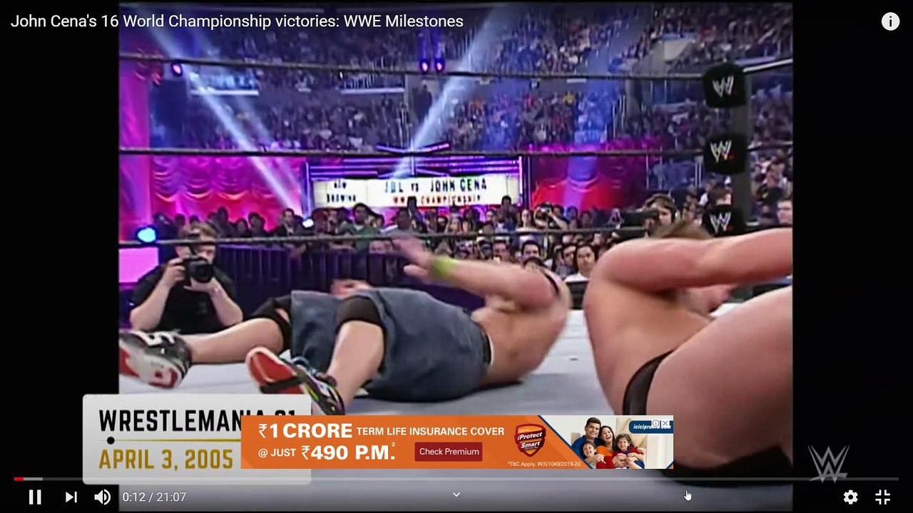 John Cena's 16 World Championship victories 1