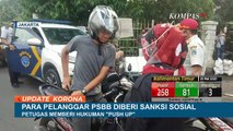 Selain Bersihkan Fasilitas Umum, Pelanggar PSBB Diberi Hukuman Push Up