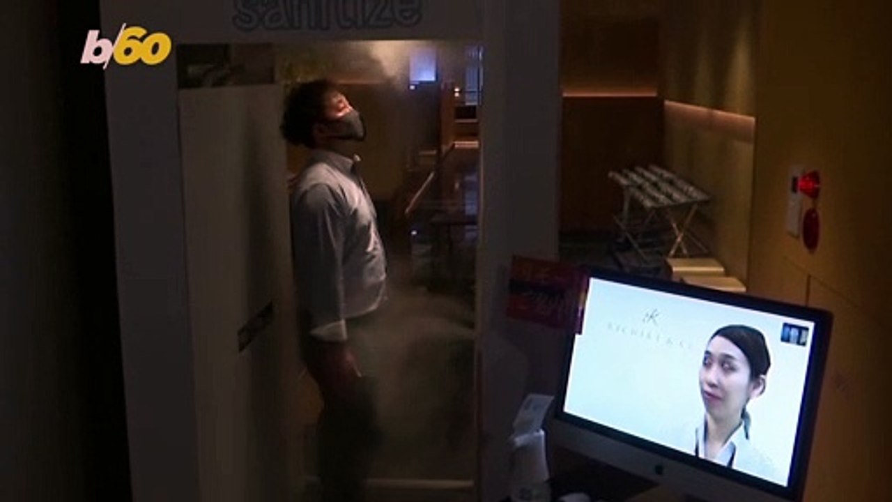 Say It Don’t Spray It! Japanese Pub Uses Disinfectant Spray Booth to Ensure Customers Are Safe During Dining Experience!