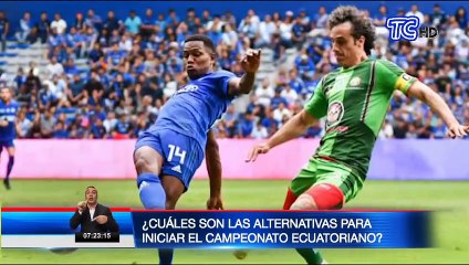 ¿Cuáles son las alternativas para iniciar en el campeonato ecuatoriano?