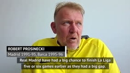 下载视频: EXCLUSIVE: Football: Barcelona should edge Real Madrid for La Liga title - Prosinecki