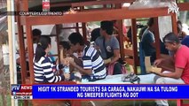 Higit 1K stranded tourists sa Caraga, nakauwi na sa tulong ng sweeper flights ng DOT