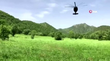 Siirt'te öldürülen PKK'lı 3 teröriste ait mühimmat ele geçirildi