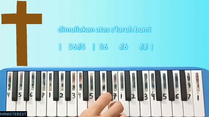 NOT PIANIKA LAGU AKU HENDAK BERSYUKUR PADA TUHAN [JCLF] | NOT PIANIKA