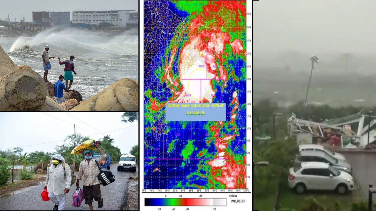 Cyclone Amphan's Landfall Process Begun In West Bengal,Will Continue For 4Hrs