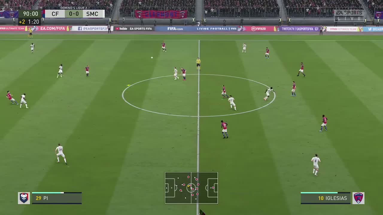 Clermont Foot 63 - Stade Malherbe de Caen : notre simulation FIFA 20 (L2 - 37e journée)