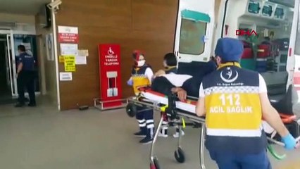 Otomobil ile çarpışan motosikletin sürücüsü yaralandı