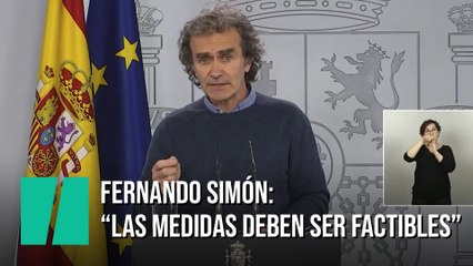 Fernando Simón: "Las medidas de prevención y control deben ser factibles"