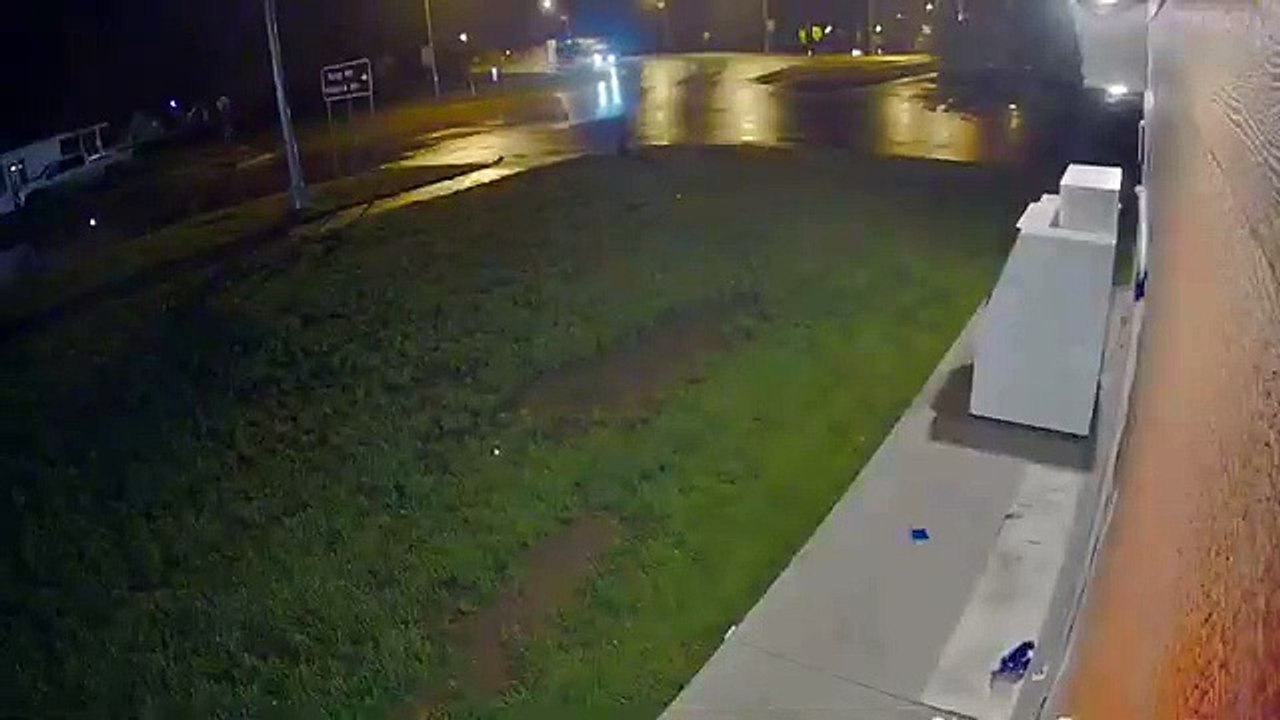 Un camion se renverse avec son chargement de vaches